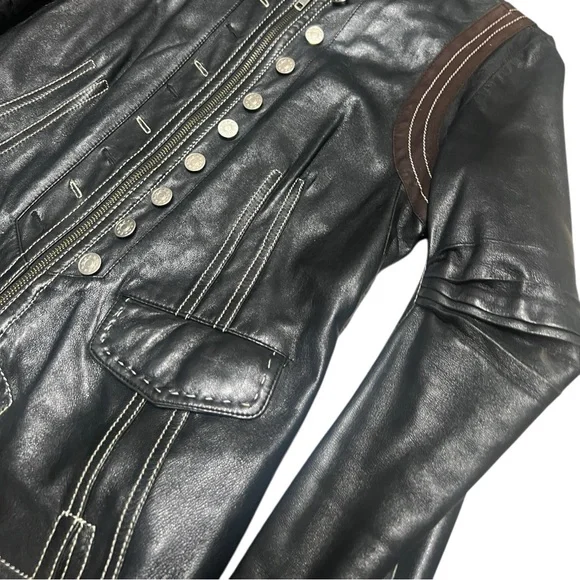 Calf hair+ Leather Jacket… it’s a banger! 🔥 - Picture 4 of 11